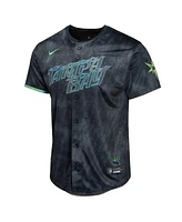 Nike Big Boys and Girls Black Tampa Bay Rays 2024 City Connect Limited Jersey