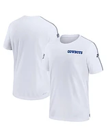 Nike Men's White Dallas Cowboys 2024 Sideline Coach Uv Performance T-Shirt