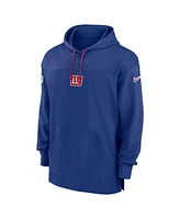 Nike Men's Royal New York Giants Sideline Jersey Performance Pullover Hoodie