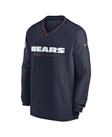 Nike Men's Navy Chicago Bears Sideline Pullover Wind Shirt