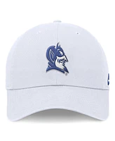 Nike Men's White Duke Blue Devils Legacy Club Performance Adjustable Hat