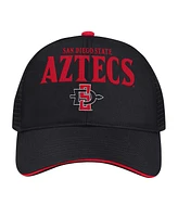 Colosseum Men's Black San Diego State Aztecs Wyatt Primary Team Trucker Adjustable Hat