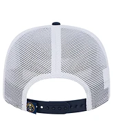 New Era Men's Navy/White Denver Nuggets Trucker 9SEVENTY Coolera Stretch-Snap Hat