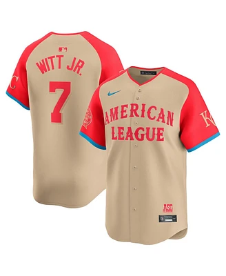 Nike Men's Bobby Witt Jr. Cream American League 2024 Mlb All-Star Game Limited Player Jersey