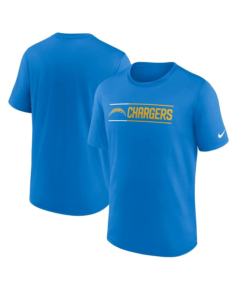 Nike Men's Powder Blue Los Angeles Chargers Exceed Performance T-Shirt