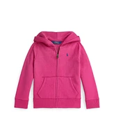 Polo Ralph Lauren Toddler And Little Girls Fleece Full Zip Hoodie