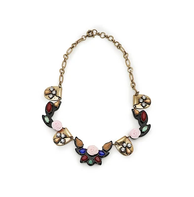 Sohi Women's Stone Statement Necklace