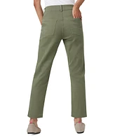 Hue Women's High-Rise Denim Girlfriend Leggings