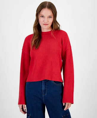 Hippie Rose Juniors' Cozy Crewneck Sweater