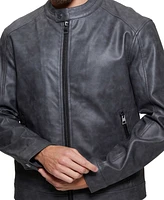 Guess Men's Fitted Bomber Jacket