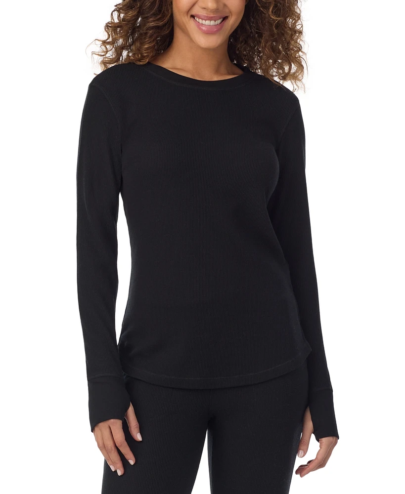 Cuddl Duds Cozy Stretch Thermal Crewneck Top