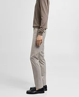 Mango Men's Stretch Fabric Super Suit Pants