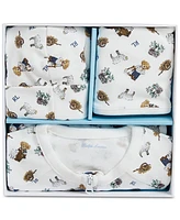 Polo Ralph Lauren Baby Boys Cotton Bear Boxed Gift Set