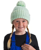 The North Face Big Kids Cozy Chunky-Knit Fleece-Lined Pom-Pom Beanie