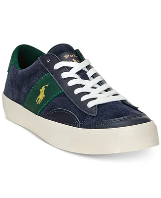 Polo Ralph Lauren Men's Sayer Leather-Suede Sneaker