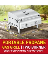 Bakken- Swiss Portable Stainless Steel Gas Grill