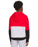 Champion Big Boys Colorblocked Pieced Logo Hoodie