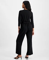 I.n.c. International Concepts Petite Wrap-Style Jumpsuit, Created for Macy's