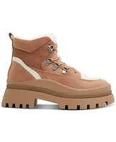 Aldo Women's Cozettia Lace-Up Lug Sole Ankle Booties