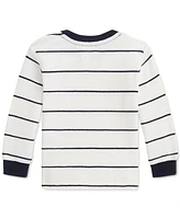 Polo Ralph Lauren Baby Cotton Striped Waffle-Knit Tee