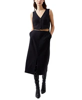 French Connection Women's Gemma Twill Waistcoat Dress