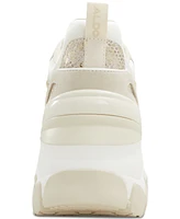 Aldo Women's Griedia Mixed-Media Platform Wedge Sneakers