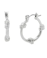 Steve Madden Triple Knot Hoop Earrings