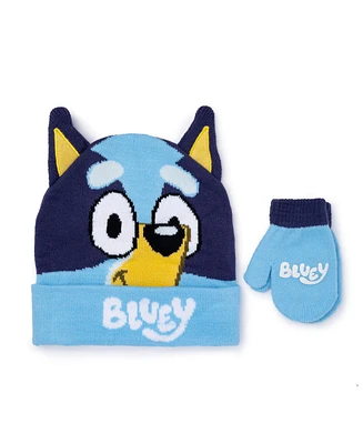 Bluey Hat And Mitten Set