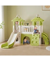 Streamdale Furniture 8-in-1 Toddler Climber & Slide Playset