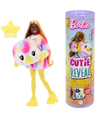 Barbie Cutie Reveal Penguin Doll Accessories, Color Dream Series with 10 Surprises