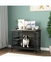 Streamdale Furniture Premium Dog Cage Durable Steel, Chew Resistant, Multi-Functional, Easy Assembly