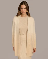 Donna Karan New York Women's Ombre Eyelash Cardigan