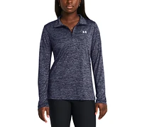Under Armour Women's Twist Tech Quarter-Zip Logo Top
