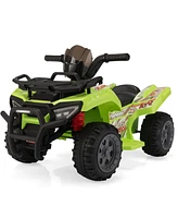 Streamdale Furniture Kids Ride-On Atv with Music, Lights, and Multiple Entertainment Options