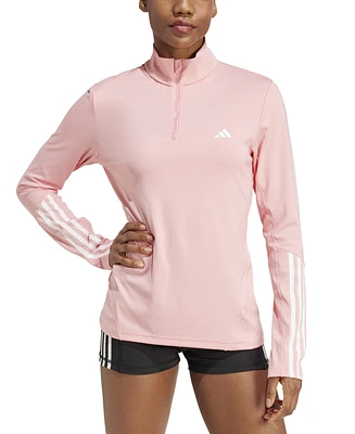 adidas Women's Active Hyperglam Quarter-Zip Top