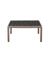 Modern Plastic Patio Sofa with Cushion
