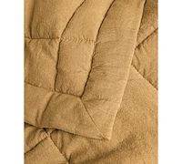 Oake Stonewashed Check Coverlet Set, Full/Queen, Exclusively at Macy's