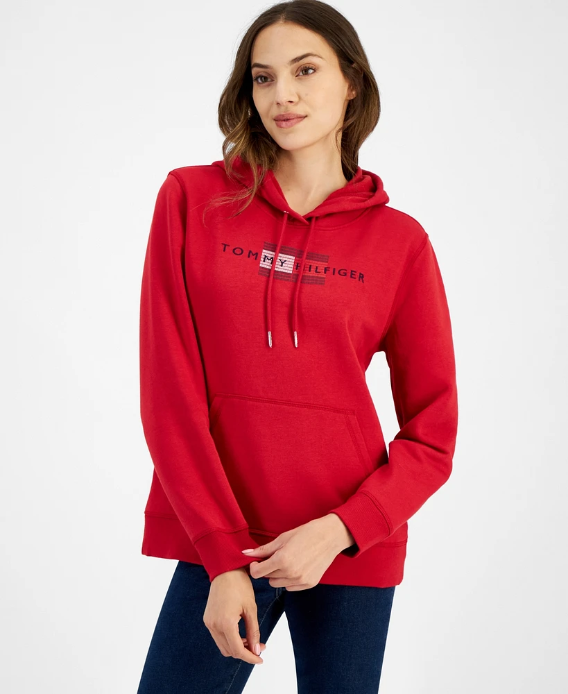 Tommy Hilfiger Women's Logo Graphic Pullover Hoodie