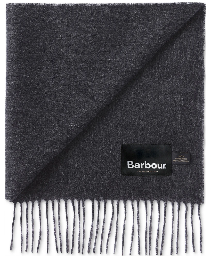 Barbour Men's Solid Wool Scarf, Created for Macy's