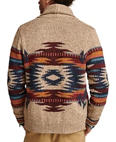 Lucky Brand Men's Southwestern Shawl-Collar Cardigan Sweater