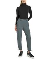 Marc New York Women's Knit Twill Cargo Pants