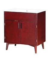 Streamdale Furniture Bathroom vanity Set with Sink, Combo Cabinet, Bathroom Storage Cabinet