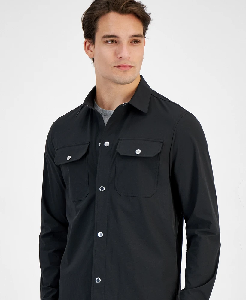 Michael Kors Men's Performance Nylon Shirt Jacket