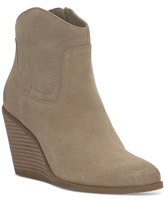 Lucky Brand Women's Waltz Suede Wedge Booties