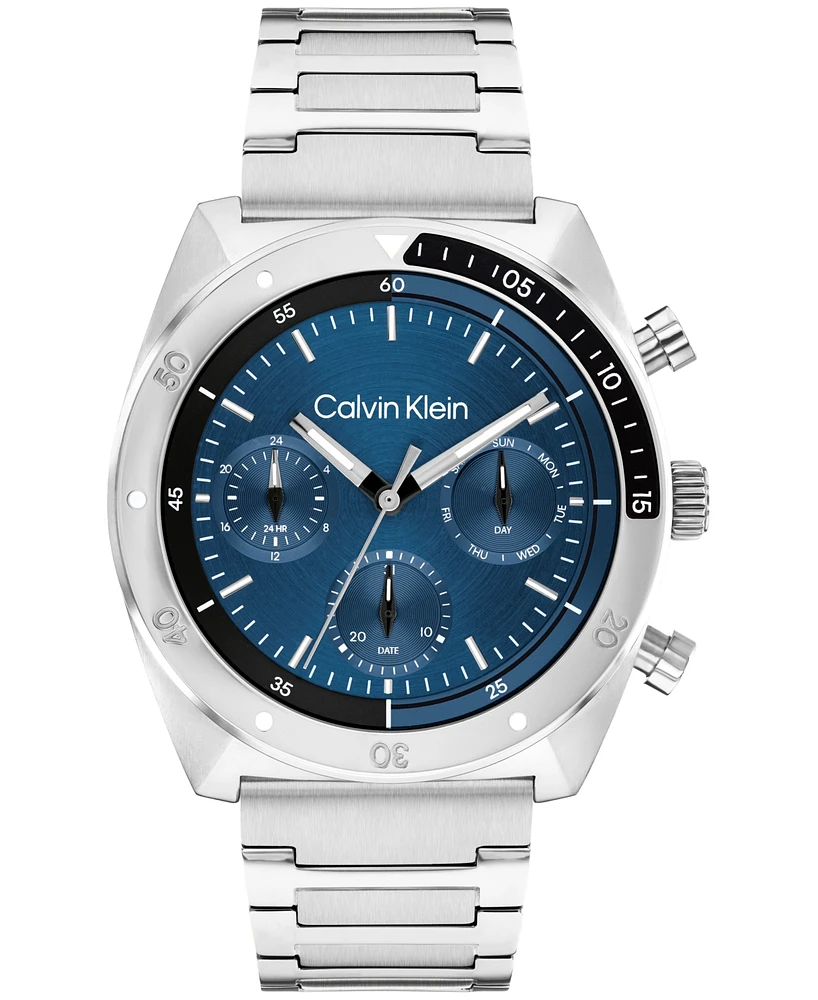 Calvin Klein Men's Flex Sliver Stainless Steel Bracelet Watch 42mm