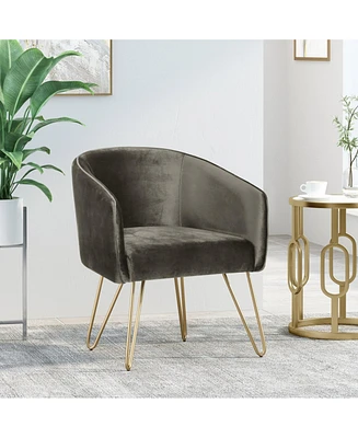 Simplie Fun Modern Velvet Club Chair: Luxurious Comfort And Glam Style