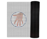 Simplie Fun 24"x50' Black Vinyl Hardware Cloth, 21 Gauge, 1/4" Mesh