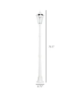 Streamdale Furniture Waterproof Solar Lamp Post with Motion Sensor