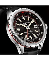 Stuhrling Global Voyager 1014 Gmt 42mm World Timer Watch