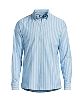 Lands' End Big & Tall Traditional Fit Sail Rigger Oxford Shirt